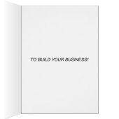 Wenskaart voor het bewaren van klanten door verkop (Binnen (Rechts))