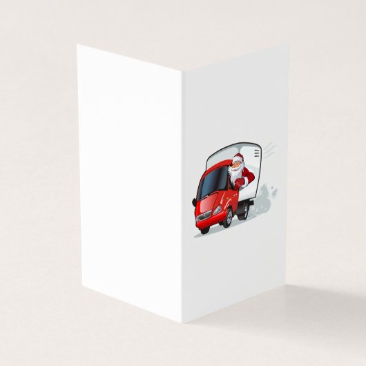 Wenskaart voor Kerst Kaart (Buitenkant)