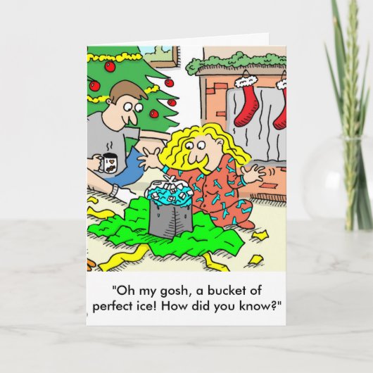 Wenskaart voor kerstdromen feestdagen kaart (Voorkant)