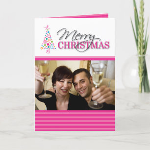 Wenskaart voor kerstfoto's feestdagen kaart