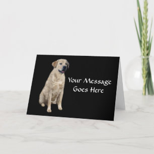 Wenskaart voor labrador Retriever Kaart