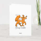 Wenskaart voor modern design kaart (Achterkant)