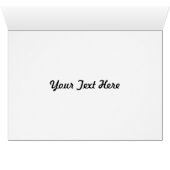 Wenskaart voor oceaan en strand (Binenzijde Horizontaal (Onderkant))