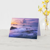 wenskaart voor oceaanmist kaart (Gele Bloem)