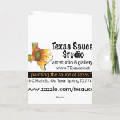 Wenskaart: "Vrijheid is kostbaar" Kaart (Achterkant)