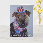 Wenskaart: "Vrijheid is kostbaar" Kaart (Gele Bloem)