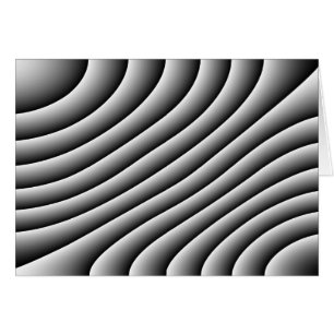 Wenskaart Wavy Lines