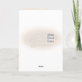 wenskaart "Wijzigen" Kaart (Achterkant)