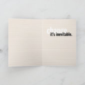 wenskaart "Wijzigen" Kaart (Binnen)