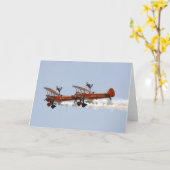 Wenskaart - Wing Walkers Kaart (Gele Bloem)