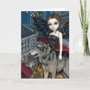 wenskaart "Wolf Manor" Kaart