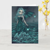 wenskaart "Zee Beacon" Kaart (Gele Bloem)