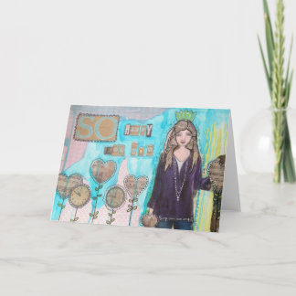 Wenskaart zo blij voor je kaart