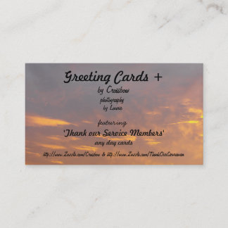 wenskaarten + (2) visitekaartje