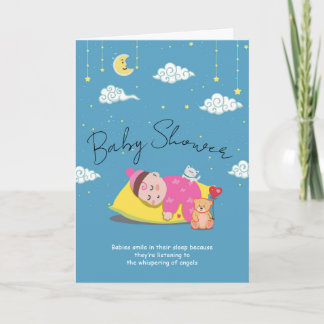 Wenskaarten Baby Jongen Nieuwgeboren Baby Shower Kaart