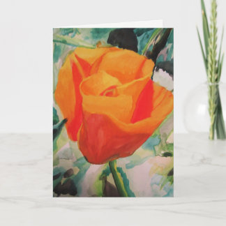 Wenskaarten "California Poppy" van Amber Larsen Kaart