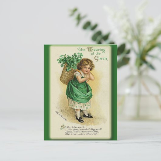 Wenskaarten en Briefkaarten van St. Patrick's Day (Staand voorkant)