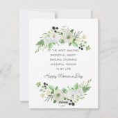 Wenskaarten Feestdagenkaart (Achterkant)