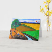 Wenskaarten Kaart (Gele Bloem)