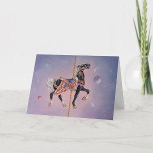 Wenskaarten - Paard 2 van de Carrousel Petaluma Kaart