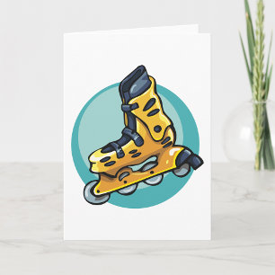 Wenskaarten Rollerblade Kaart