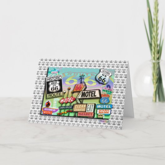 Wenskaarten - Route 66 De Moederweg 18SQ Kaart (Voorkant)