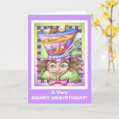 WENSKAARTEN - THE MAD PLATTER KAART (Gele Bloem)