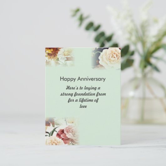 Wenskaarten van Jubileum Kaart (Staand voorkant)