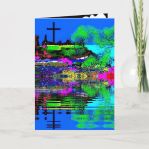 Wenskaarten voor kerstkunst feestdagen kaart