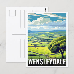 Wensleydale Yorkshire Engeland cadeaus Briefkaart