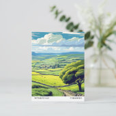 Wensleydale, Yorkshire Travel Vintage Briefkaart (Staand voorkant)