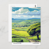 Wensleydale, Yorkshire Travel Vintage Briefkaart (Voorkant / Achterkant)