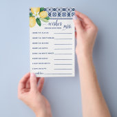 Wenst dat de Soon wordt Mrs Mediterranean Lemons Flyer (Hand)