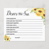 wenst dat mevrouw de zonnebloempaart spoedig wordt (Achterkant)