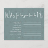 wenst dat mevrouw Vrijgezellenfeest Kaart F spoedi (Voorkant)