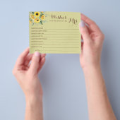 wenst dat mevrouw Vrijgezellenfeest-kaart F spoedi Flyer (Hand)