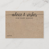 wenst de Kaarten van het Baby Gepersonaliseerd Kra (Voorkant)