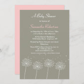 wenst een uitnodiging tot het indienen van Baby sh (Voorkant / Achterkant)