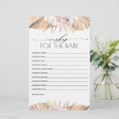wenst het Baby shower van de Baby (Staand voorkant)