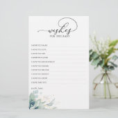 wenst het Baby zuinige groen Baby shower (Staand voorkant)