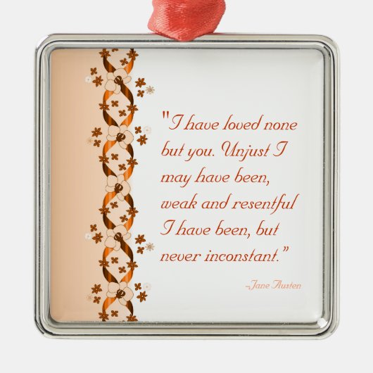 Wentworth Quote Ornament (Voorkant)
