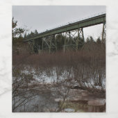 Wentworth Trein Trestle Wijn Etiket (Enkel label)