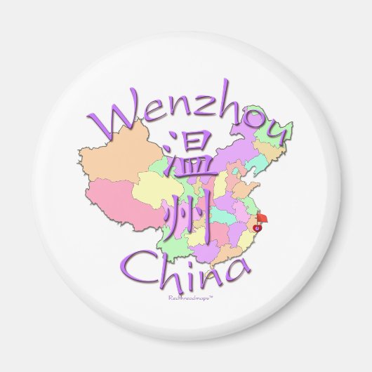 Wenzhou China Magneet (Voorkant)