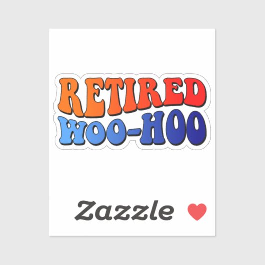 Weo Hoo Groovy Klassieke ronde Sticker (Vel)