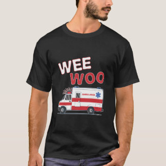 Weo Woo Emt Paramedische Gift Ambulance Driver T-shirt