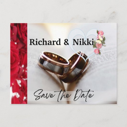 WeProceedings fiançailles invitation designer cart (Devant)
