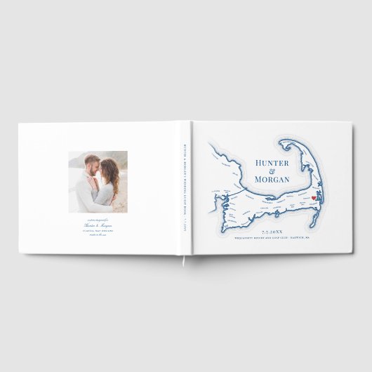 Wequassett Resort Cape Cod Bruiloft Gastenboek (Volledig)