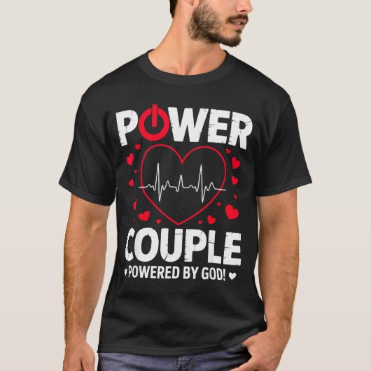 Wer Couple Christian Couples Matching Valentines D T-shirt (Voorkant)