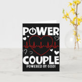 Wer Couple Christian Couples Matching Valentines  Kaart (Gele Bloem)