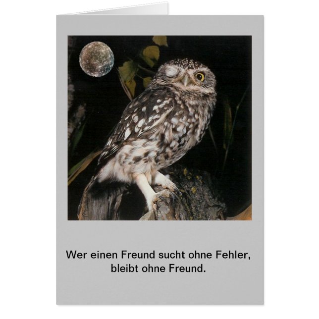 Wer einen Freund sucht...... (Voorkant)